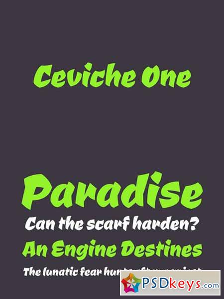 Ceviche One Font