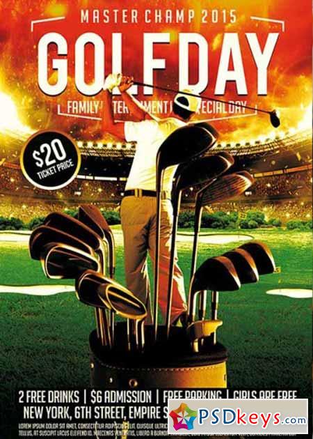 Golf Day Premium Flyer Template