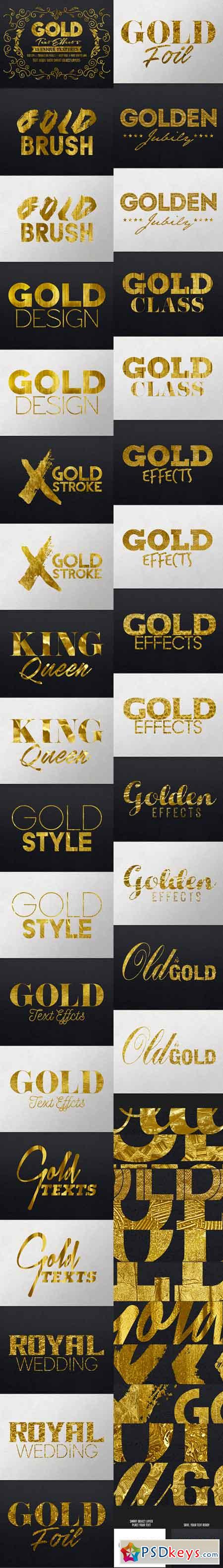 Gold Text Effects 14484610