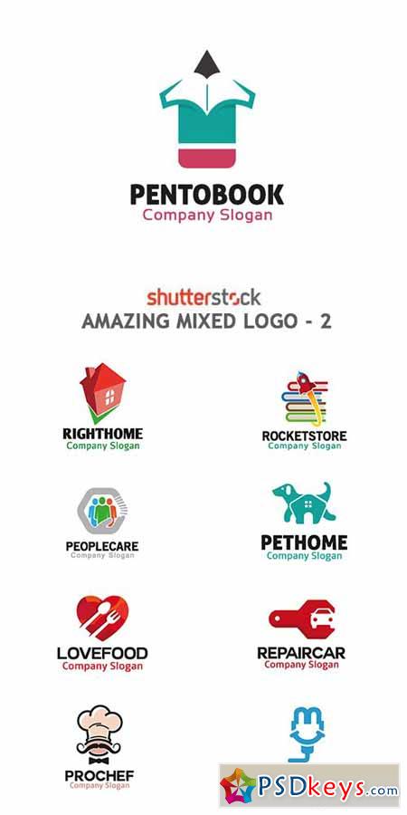 Amazing Mixed Logo - 2 - 25xEPS