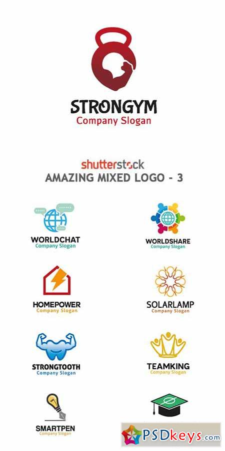 Amazing Mixed Logo - 3 - 25xEPS