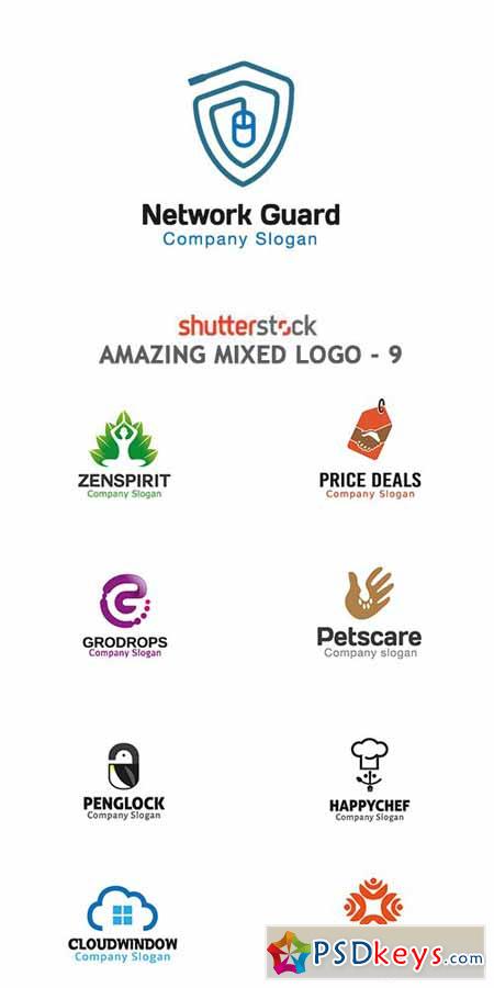 Amazing Mixed Logo - 9 - 25xEPS
