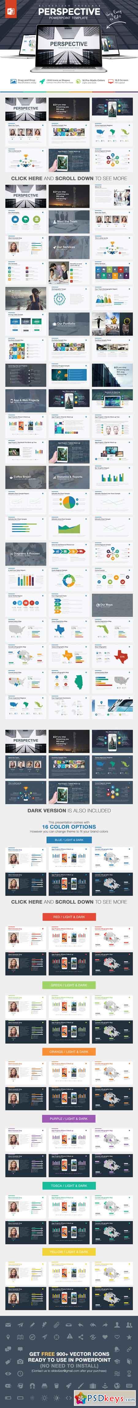 Perspective Powerpoint Template 514973