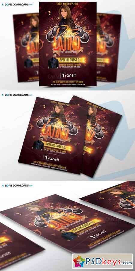 Ritmo Latino Flyer Template 523728