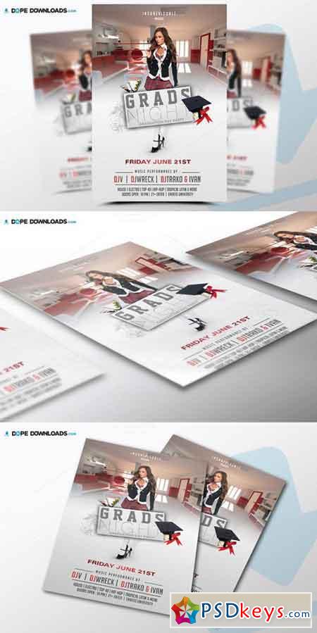 Grads Night Flyer Template 523688