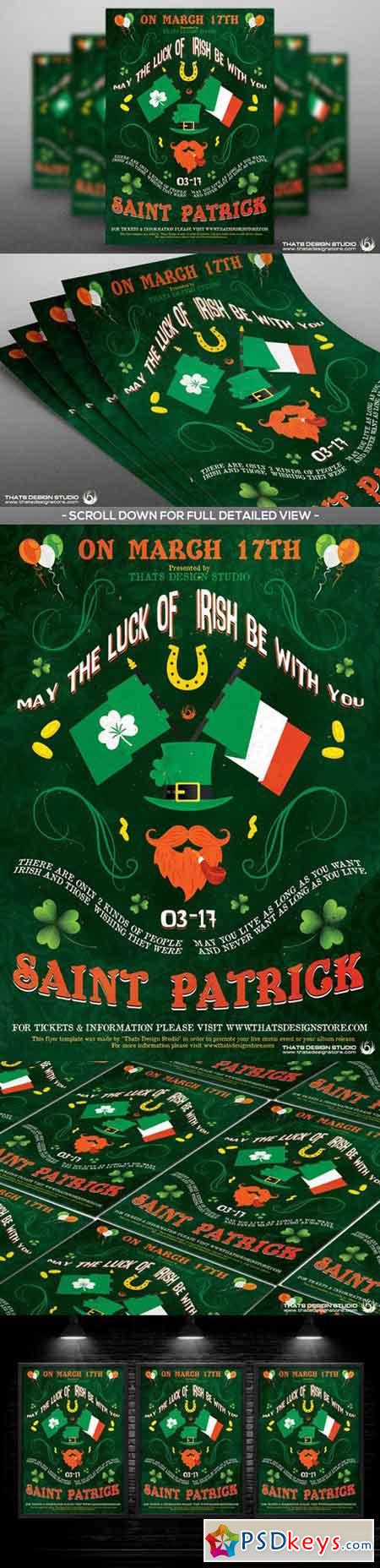 Saint Patricks Day Flyer Template V4 522814