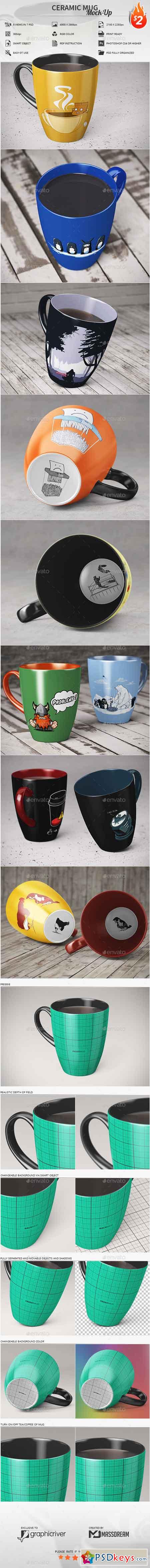 Ceramic Mug Mock-Up 14826947