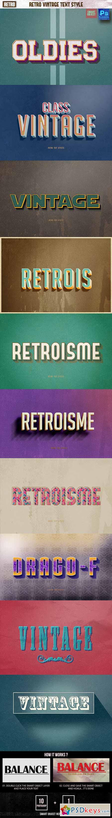 Retro Vintage Text Style Vol.4 14491534