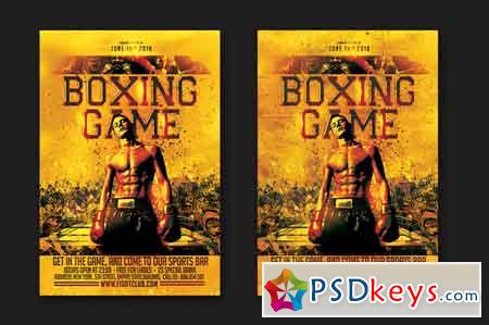 Boxing Flyer 520790