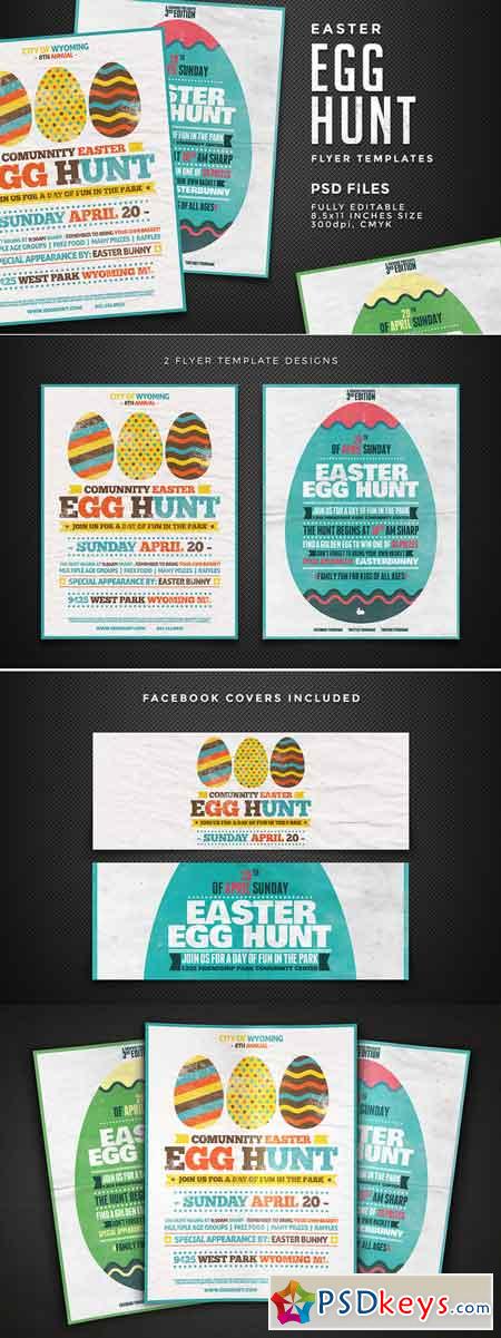 Egg Hunt Flyer Templates 527355