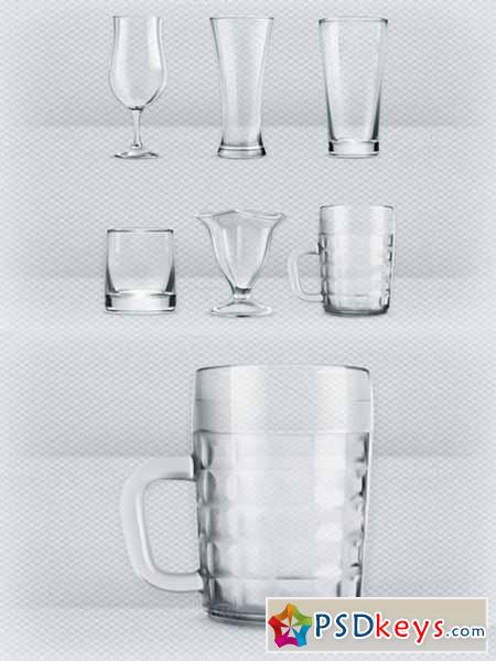 Transparent glasses goblets 389218