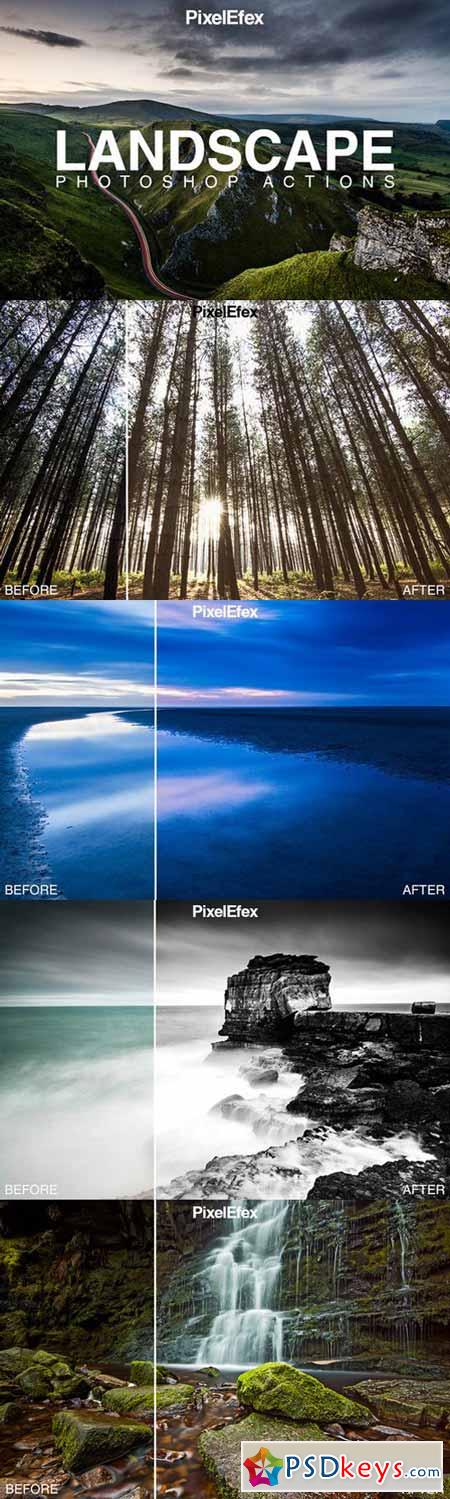 Landscape Photoshop Actions 537018