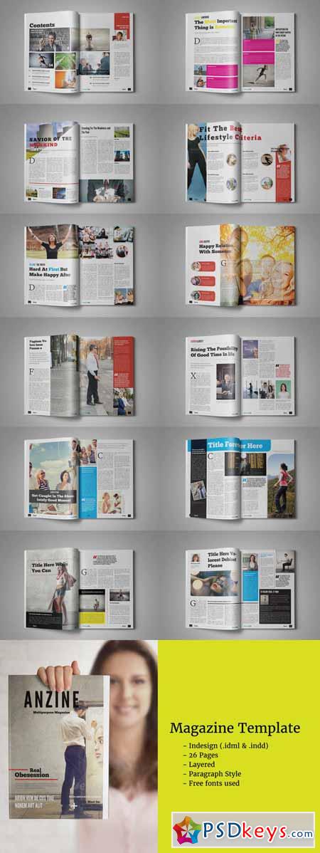 Amazing Magazine Template 430972