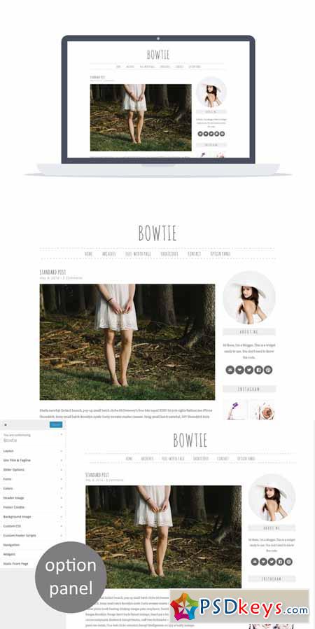 Bowtie - Feminine Wordpress 140489