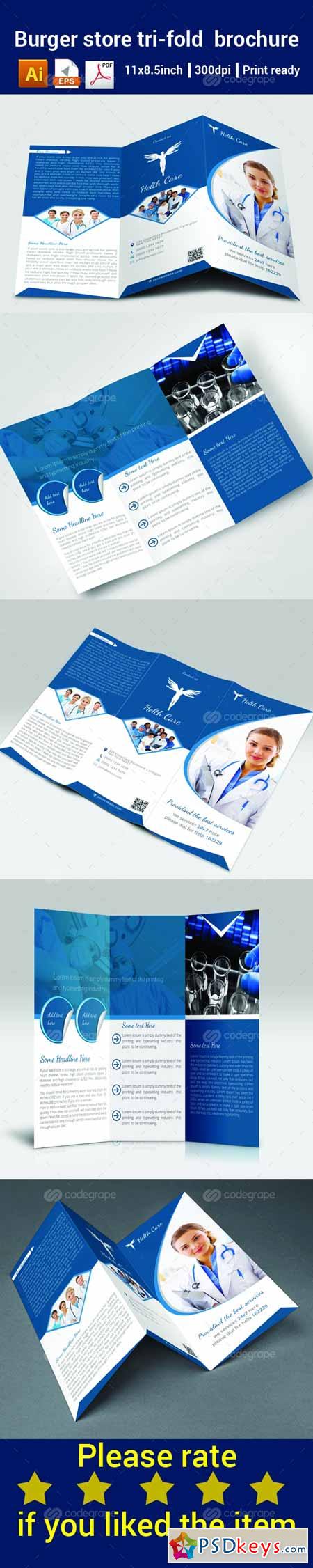 Health Care Tri-Fold Brochure 6299