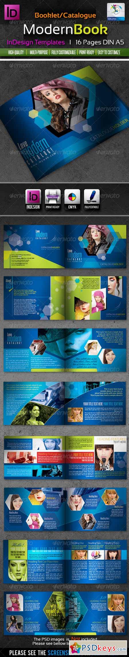 Corporate InDesign Modern Booklet Catalog 16pages 1866935