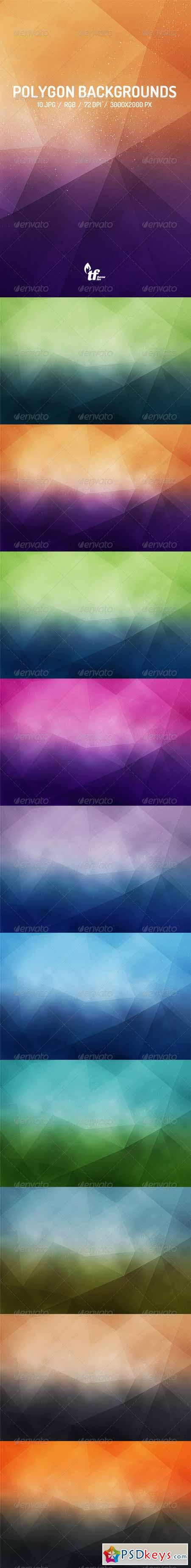 10 Polygon Backgrounds 7690224