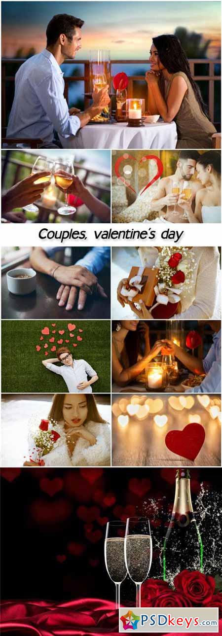 Couples, valentine's day, love, romance