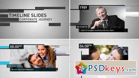 Timeline Slides - After Effects Projects