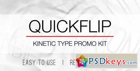 QuickFlip Kinetic Type Promo Kit - After Effects Projects