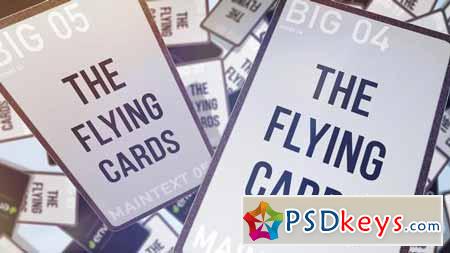 Flying cards - After Effects Projects