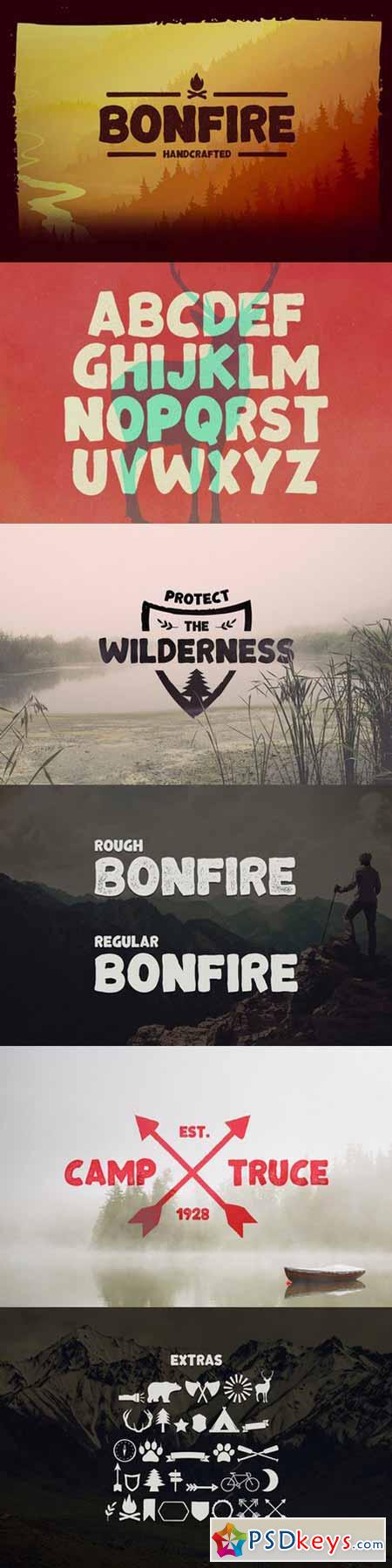 Bonfire Typeface 546231