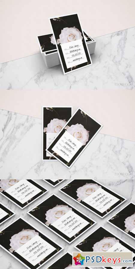 Fashion Floral Business Card 542284
