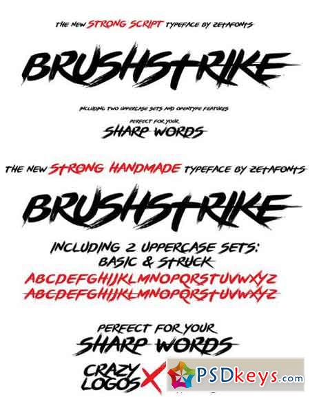 Brushstrike Font