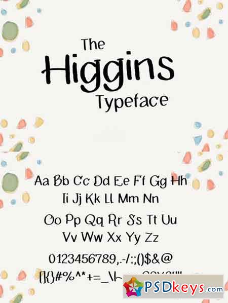 The Higgins Typeface
