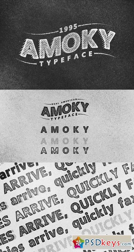 Amoky Typeface 556870