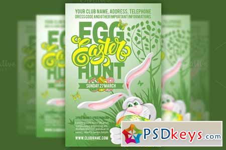 Easter Egg Hunt Flyer Template 555097