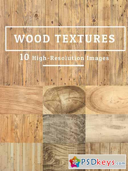 10 Wood Texture Background Set 005 514626
