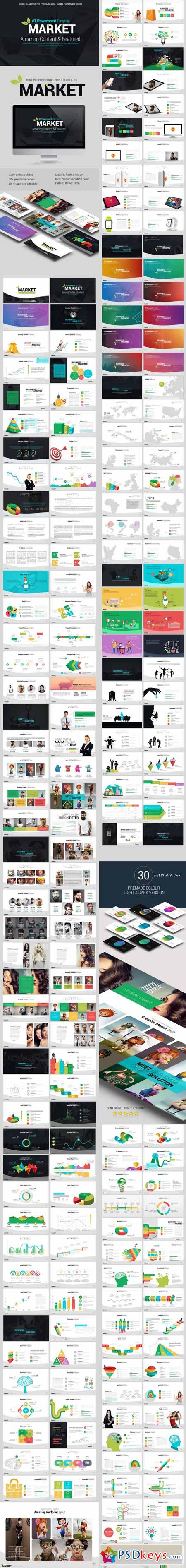 Market Powerpoint Template 554138