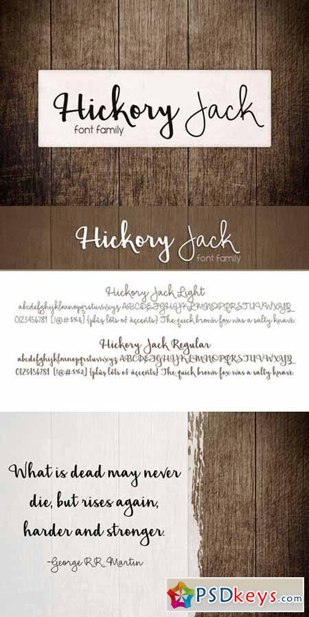 Hickory Jack Font Family 558817