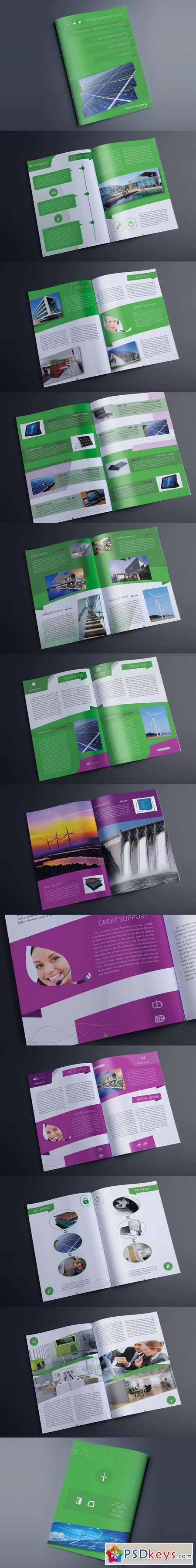 Indesign Multipurpose Green Catalog 550309