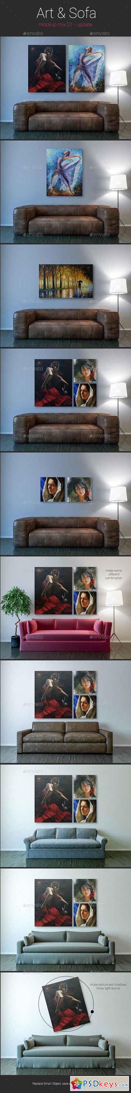 Art & Sofa Mockup 12328993