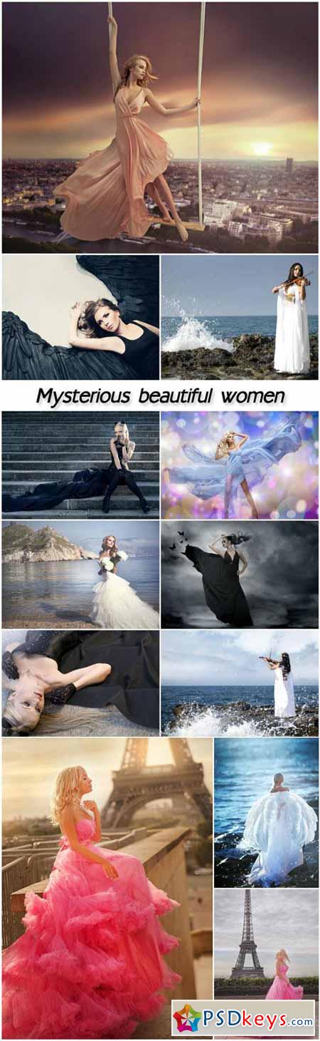 Mysterious beautiful women