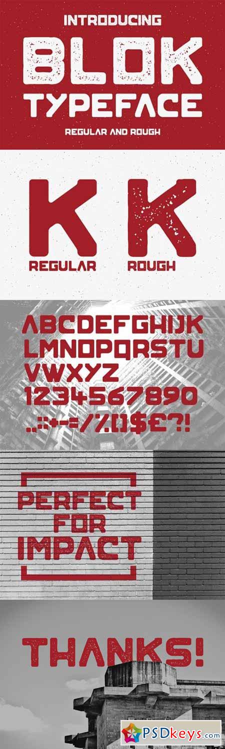 Blok Typeface 558379