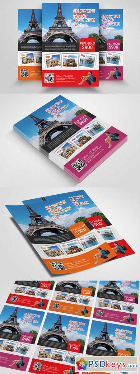 Tour Travel Agency Flyer Template 558388