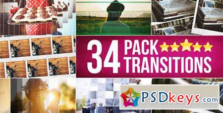 34 Transitions Pack - After Effects Projects