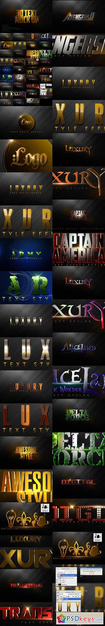 Bundle Luxury Text Styles V1.3 15072118