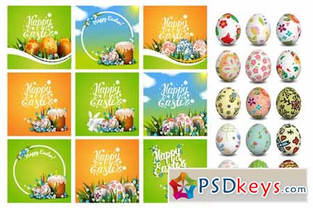 Easter greeting card templates 558467