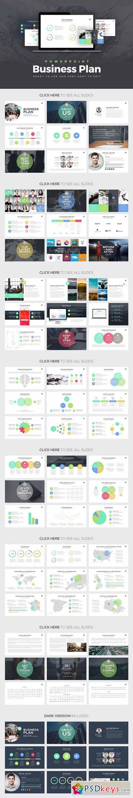 Business Plan Powerpoint Template 546655