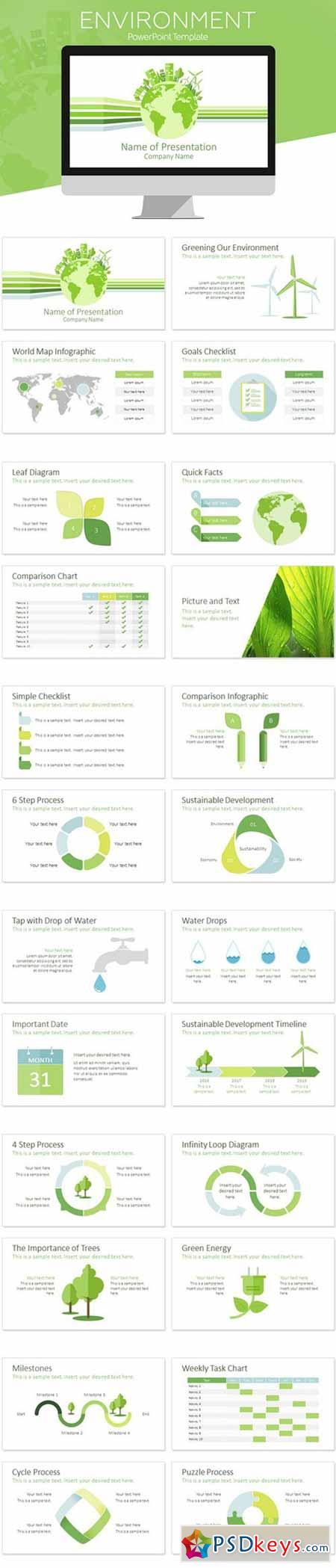 Environment PowerPoint Template 547553