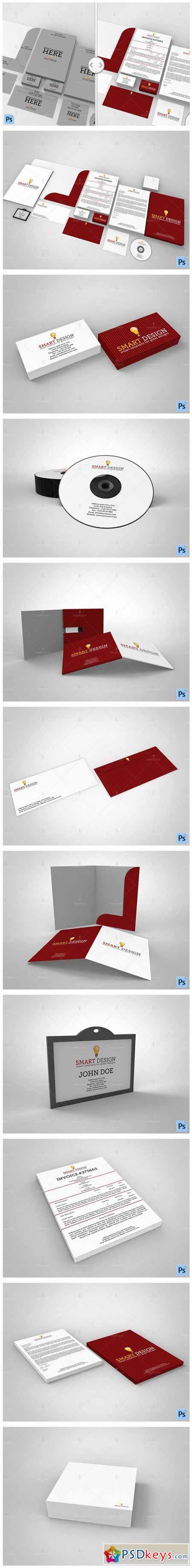 Branding Stationary Mockup Set 576112