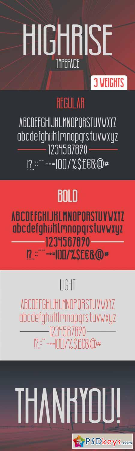 Highrise Typeface 540771