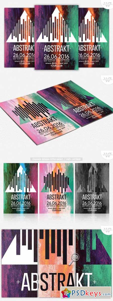 ABSTRACT MINIMAL Flyer Template 293962
