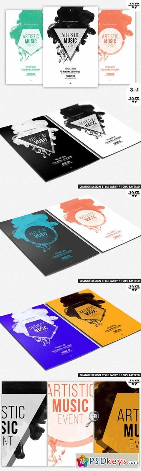 MINIMAL ABSTRACT Flyer Template 285326