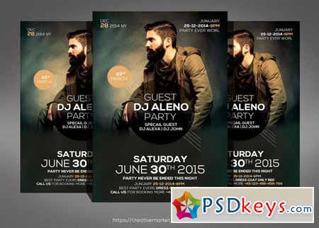Dj Party Flyer Template 567247