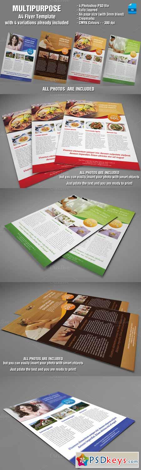 Multipurpose Flyer with 4 variations 110654